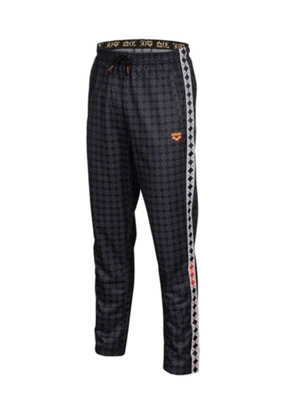Arena Unisex 50th Black Relax IV Team Pant Size Medium Geometric Track Pant NWT